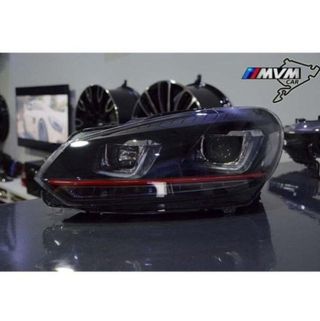 Faros delanteros Led Volkswagen Golf VI 6 Red edit
