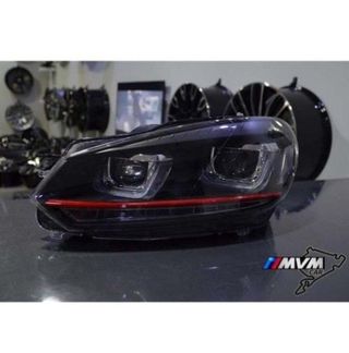 Faros delanteros Led Volkswagen Golf VI 6 Red edit