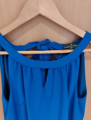 Vestido azul Roberto Verino Talla M