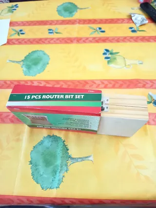 Juego de 6 fresas para madera de 6,5