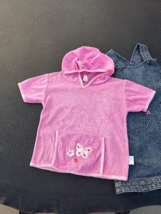 Vestido 18 meses y camiseta toalla
