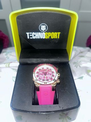 Reloj Technosport Oro y Rosa