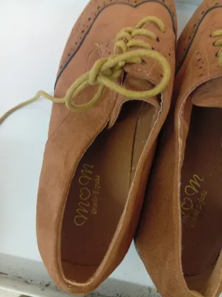 Zapatos Oxford Mujer Marrones Talla 38