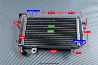 Radiador KTM DUKE 125 / 200 / 250 / 390 2011 2016