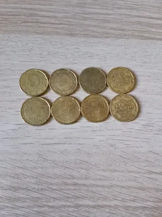 Monedas 20 céntimos euro varios países