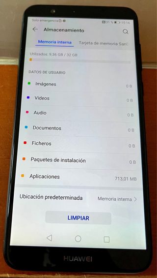 Huawei P smart Negro