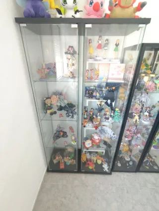 Vitrinas expositoras de cristal y metal