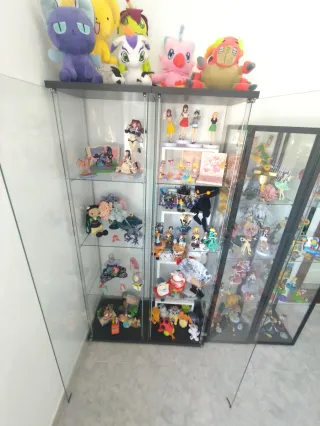 Vitrinas expositoras de cristal y metal