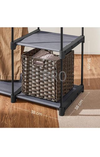 Armario de Ropa, Perchero, Burro Ropa, 112 x 43 x 165 cm