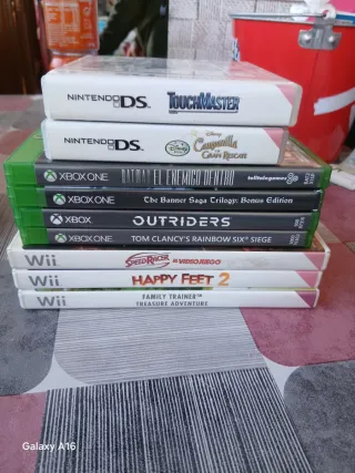Pack de juegos, wii, xbox, Nintendo DS