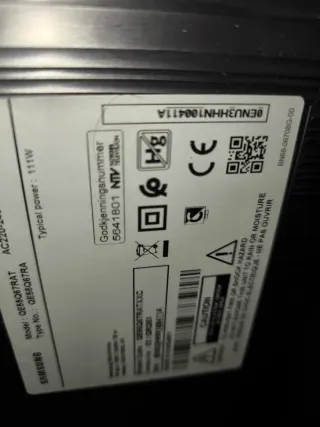 Smart TV Samsung Negra