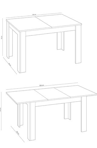 Mesa Comedor Convertible Madera