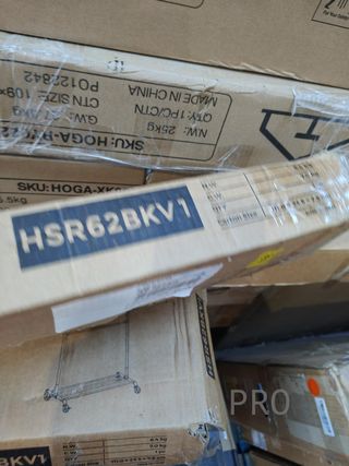 Perchero de ropa de doble varilla