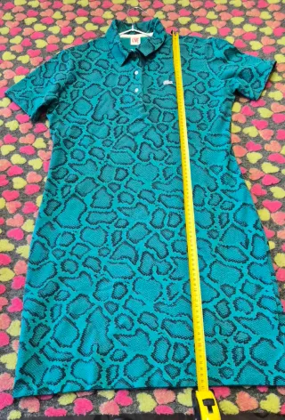 Vestido Lacoste Verde Serpiente