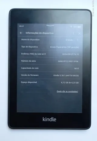 Amazon Kindle Paperwhite 10ª Gen Negro