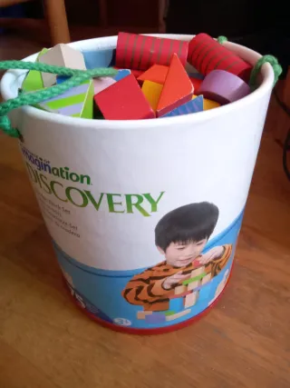 Bloques de madera para niños