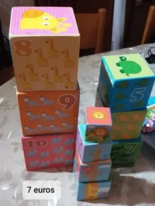 Bloques de madera para niños