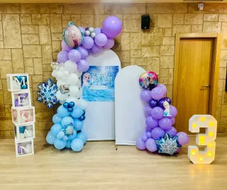 Arco orgánico globos fiesta