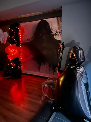 Arco orgánico globos fiesta