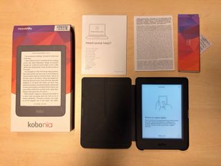 Libro electrónico Kobo Nia + funda
