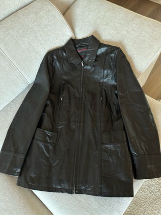 Chaqueta Piel In Extenso Talla 44 ( M-L)