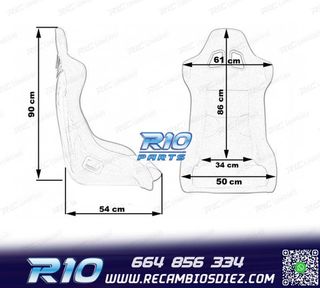 ASIENTO BAQUET SPEEDWAY NEGRO ESTILO EVO