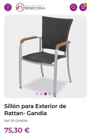 60 Silla terraza restaurante  precio ud 20€