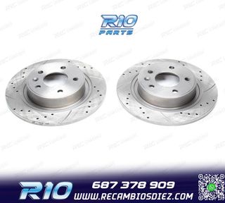 DISCOS DE FRENO PARA LANCIA PERFORADOS RANURADOS