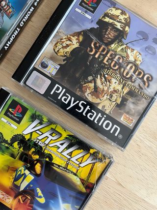 PS1 V-Rally, Spec Ops, Dukes of Hazzard y 4x4 WT