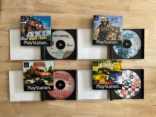 PS1 V-Rally, Spec Ops, Dukes of Hazzard y 4x4 WT