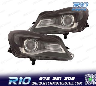FAROS PARA OPEL INSIGNIA 13-16 FONDO NEGRO