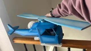 Lámpara Techo Infantil Azul 3 Luces