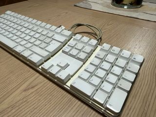 Teclado Apple A1048 Plata/Blanco