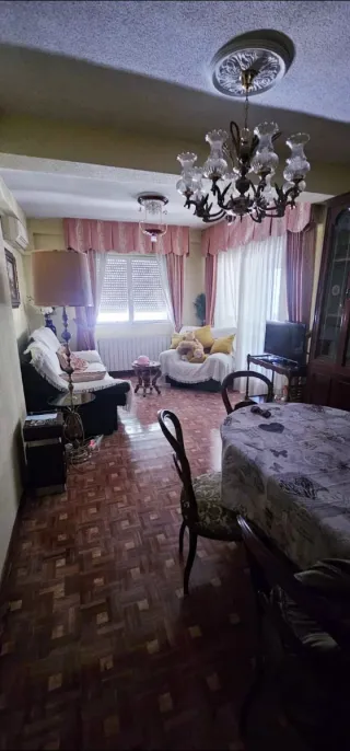 2 Cortinas de salón vintage a medida rosas y blanc