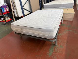 SOMIER Y COLCHON SEASONS VISCO 120x180