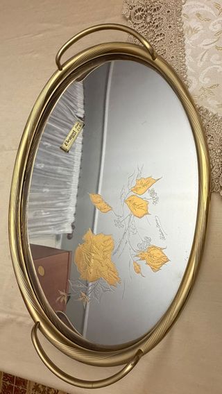 Vassoio Ovale Elegant Oro Gioiel 24K