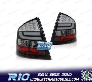 PILOTOS PARA SKODA OCTAVIA 04-13 LIGHT BAR FONDO NEGRO