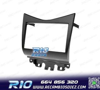 MARCO NEGRO RADIO 2-DIN PARA HONDA ACCORD