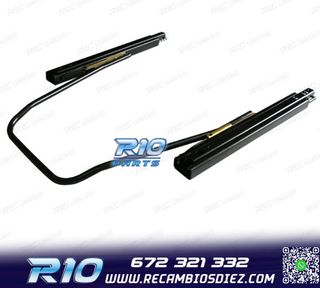 KIT ASIENTO BAQUET UNIVERSAL CUERO NEGRO ESTILO SPORTSTER CU