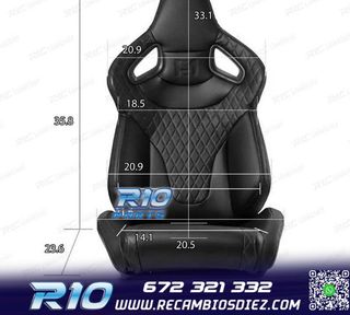 KIT ASIENTO BAQUET UNIVERSAL CUERO NEGRO ESTILO SPORTSTER CU
