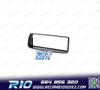 MARCO NEGRO RADIO 1-DIN PARA PEUGEOT 206 98-07