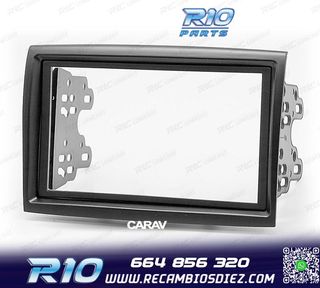 MARCO NEGRO RADIO 2-DIN PARA CITROEN JUMPER PEUGEOT BOXER FI