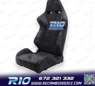 KIT ASIENTO BAQUET UNIVERSAL NEGRO EVO ERS RALLY