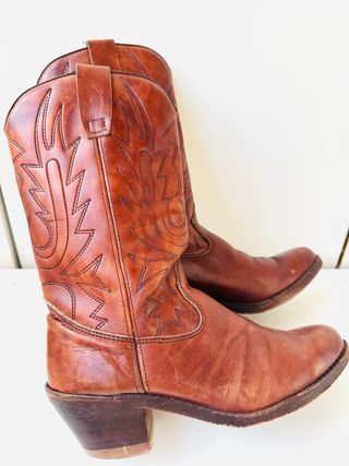 Botas de piel marrones talla 39