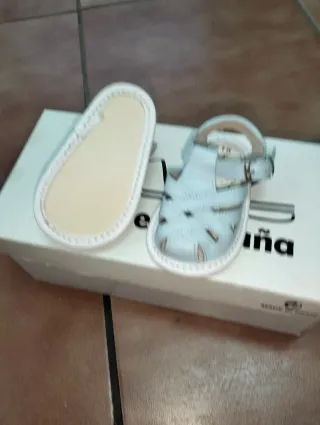 Sandalias Bebe Azul Talla 18