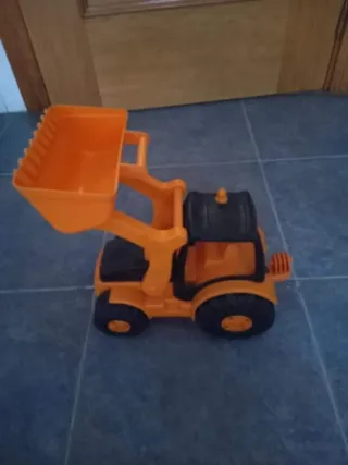 Excavadora y Camión XL Naranja