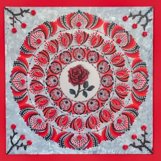 Clases de mandalas puntillismo