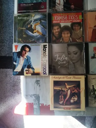 Lote B: 17 CDs Flamenco y Sevillanas