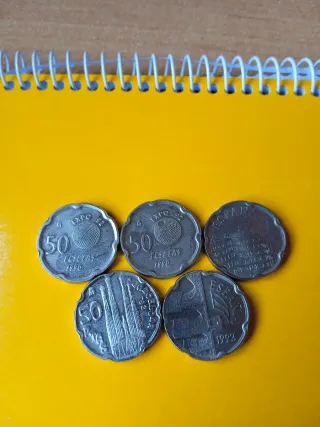 10 Monedas 50 Pesetas España