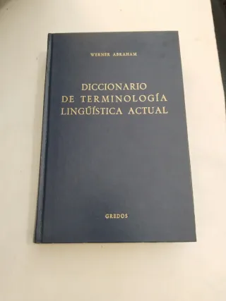 Diccionario de terminología lingüística actual